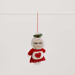 Decorations: Pashom | Hanging Decoration - Mrs Claus