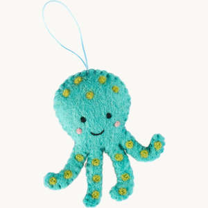 Decorations: Pashom | Hanging Decoration - Beaded Octopus