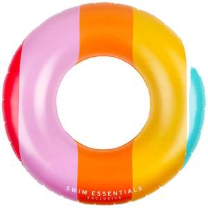 Swim Essentials | Inflatable Swim Ring - Rainbow, 90cm