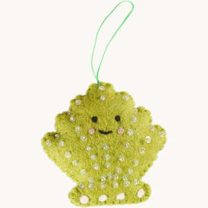 Pashom | Hanging Decoration - Clamshell - Green