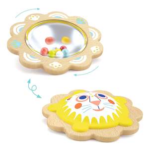 Clutching Toys Rattles: Djeco | Lion Rattle Cup