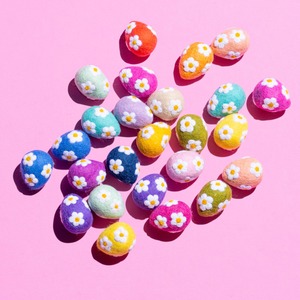 Little Fish Co. | Felt Floral Easter Eggs