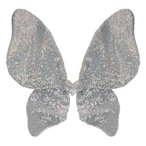 Mimi & Lula | Sparkle Sequin Wings - Silver