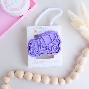 Play Sense | Eco Playdough Stamp - Cement Truck