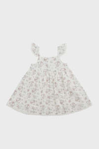 Clothing: Organic Cotton Elodie Dress - Selena Blush | Jamie Kay