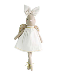 Alimrose: Abby Angel Bunny 48cm Ivory
