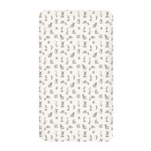 Fitted Cot Sheet - Almond Burrowers | Burrow & Be
