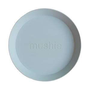 Round Dinnerware Plate (set of 2) - Powder Blue | Mushie