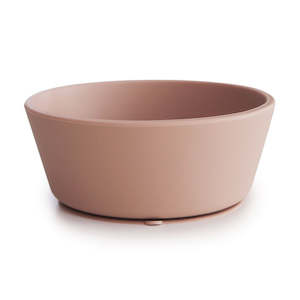 Mushie: Silicone Suction Bowl - Blush | Mushie