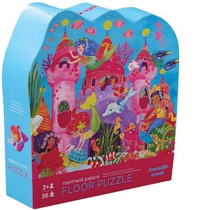 Crocodile Creek: Mermaid Palace Floor Puzzle 36pc | Crocodile Creek