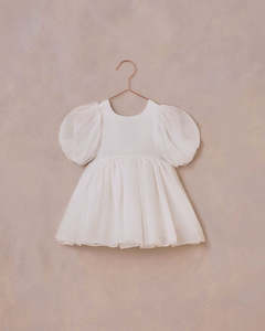 Sofia Dress | Ivory| Noralee