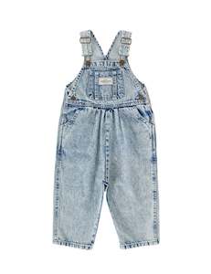 Goldie And Ace: AUSTIN VINTAGE WASHED DENIM OVERALLS | Goldie + Ace
