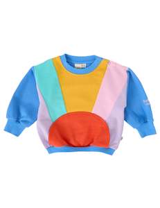 Goldie And Ace: CATCHING SOME RAYS TERRY SWEATER PRIMARY | Goldie + Ace