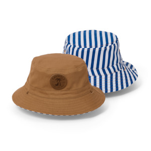 Reversible Bucket Hat || Deep Sea Stripe | Crywolf