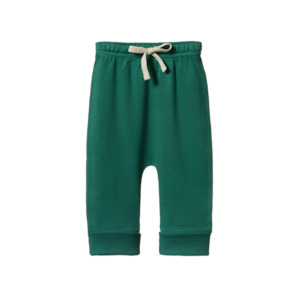 Bottoms: DRAWSTRING PANTS. Peppermint | Nature Baby