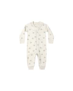 Onesies Sleepwear: ZIP LONG SLEEVE SLEEPER || BEARS | Quincy Mae