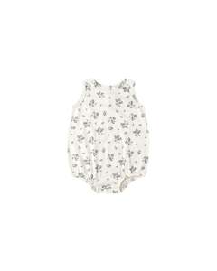 BUBBLE ONESIE || BLUE FLORAL | Rylee + Cru