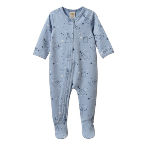 Onesies Sleepwear: Dreamlands Suit - Illusion Bunny Print | Nature Baby