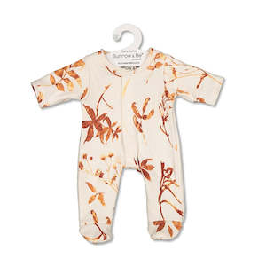 Autum Leaves Doll romper | Burrow & Be