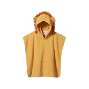 Lion Poncho Towel - Golden | Nature Baby