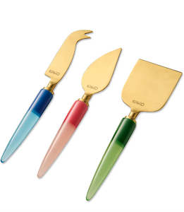 Kip Co: Bejewelled Cheese Knife Set | Kip & Co