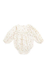 Organic Cotton Frances Playsuit | Bianca Antique | Jamie Kay