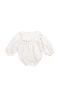 Organic Cotton Muslin Frances Playsuit | Pauline Pink | Jamie Kay