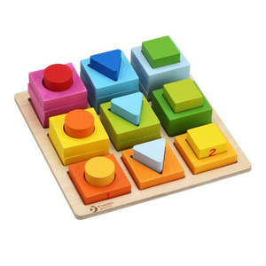Play: Geometric Blocks - 28pcs | Classic World
