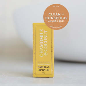 Care 1: Natural Lip Balm - Chamomile + Coconut | Wild Emery