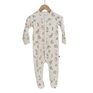 Essentials Sleep suit - Almond Burrowers | Burrow & Be