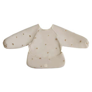 Mushie: Long Sleeve Bib - Rainbows | Mushie