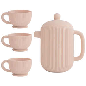 Silicone Play Tea Set - Blush | Mushie