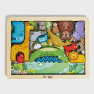 Games Puzzles: Animal Kingdom puzzle 22pc | hape