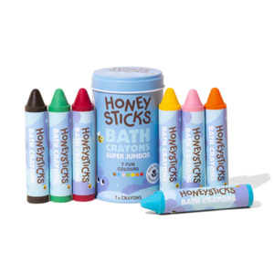 Bathtime 1: Bath Crayons Super Jumbos 7pk | Honeysticks