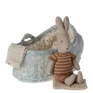Rabbit in Carry Cot Micro | Maileg