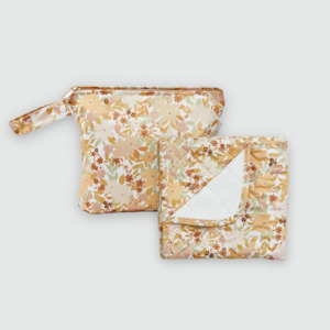 Luxe Change Mat + Medium Wet Bag - Summer Haze