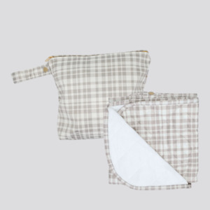 Products: Luxe Change Mat + Medium Wet Bag - All Plaid Out