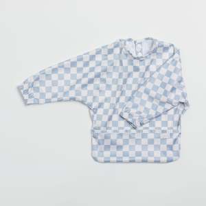 Sleeved Bib - So Checked Out