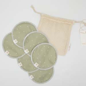 Premium Reusable Nursing Pads Pack - Field of Hearts