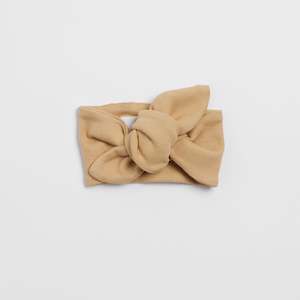 Organic Basics 1: Organic Ribbed Headband - Sand