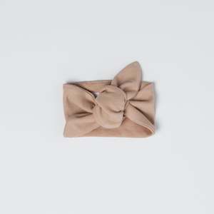 Headbands: Organic Ribbed Headband - Dusky Primrose