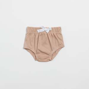 Organic Cotton Bloomer: Organic Ribbed Bloomer - Dusky Primrose