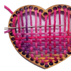 Twill Textile Design: DIY small heart decoration