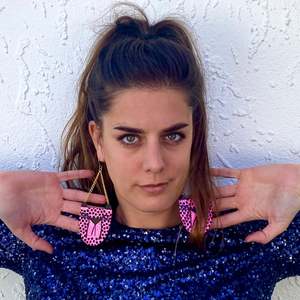 Studio Soph: Studio Soph | Cheetah Earrings - Pink