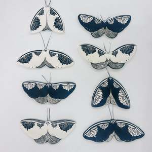 Minty Fresh | Ceramic moths