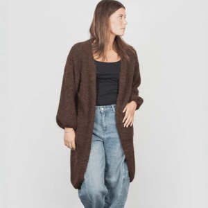 Clothing: Livvi Cardi | Chocolate
