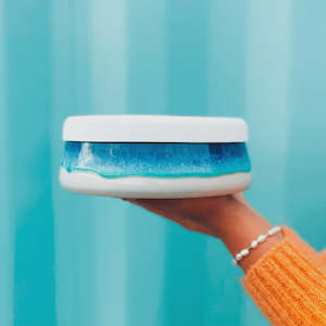 Small Ceramic Travel Bowl | Ocean bliss