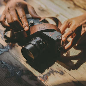 The Loyal Workshop: Leather Camera Strap