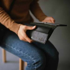 The Loyal Workshop: The Alongsider Wallet | Black