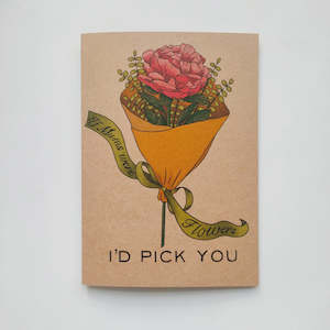 Globofilter Best Selling Index: Greeting card - If Mums were Flowers I’d pick you